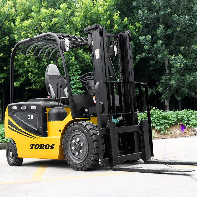 Full Stacker Mini 2 Tonne Electric Forklift Truck Mobile For Industrial