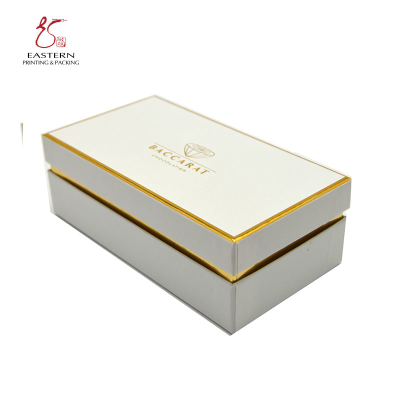 High End Cardboard Cosmetic Packaging , Skincare Packaging Boxes With Gold Foil Edge