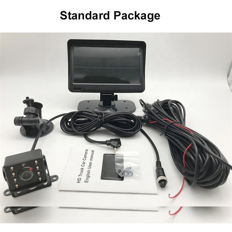 7inch Android GPS Navigation Full HD Truck Car DVR Camera Dash Cam 2CHs