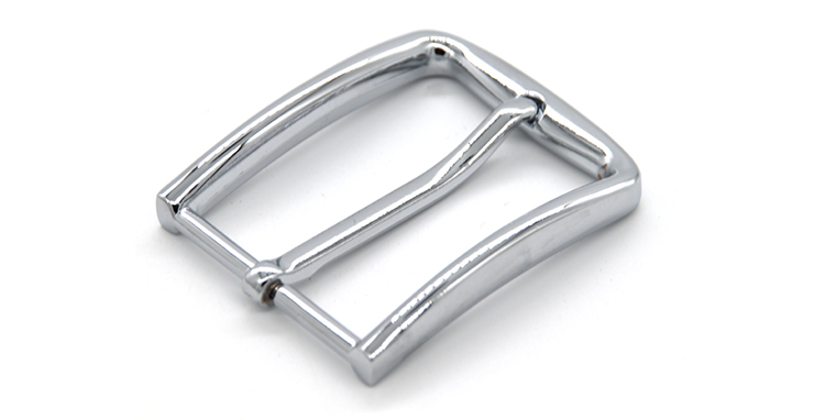 New Design Silver Belt Buckle , Popular 35mm Mens Square Belt Buckle