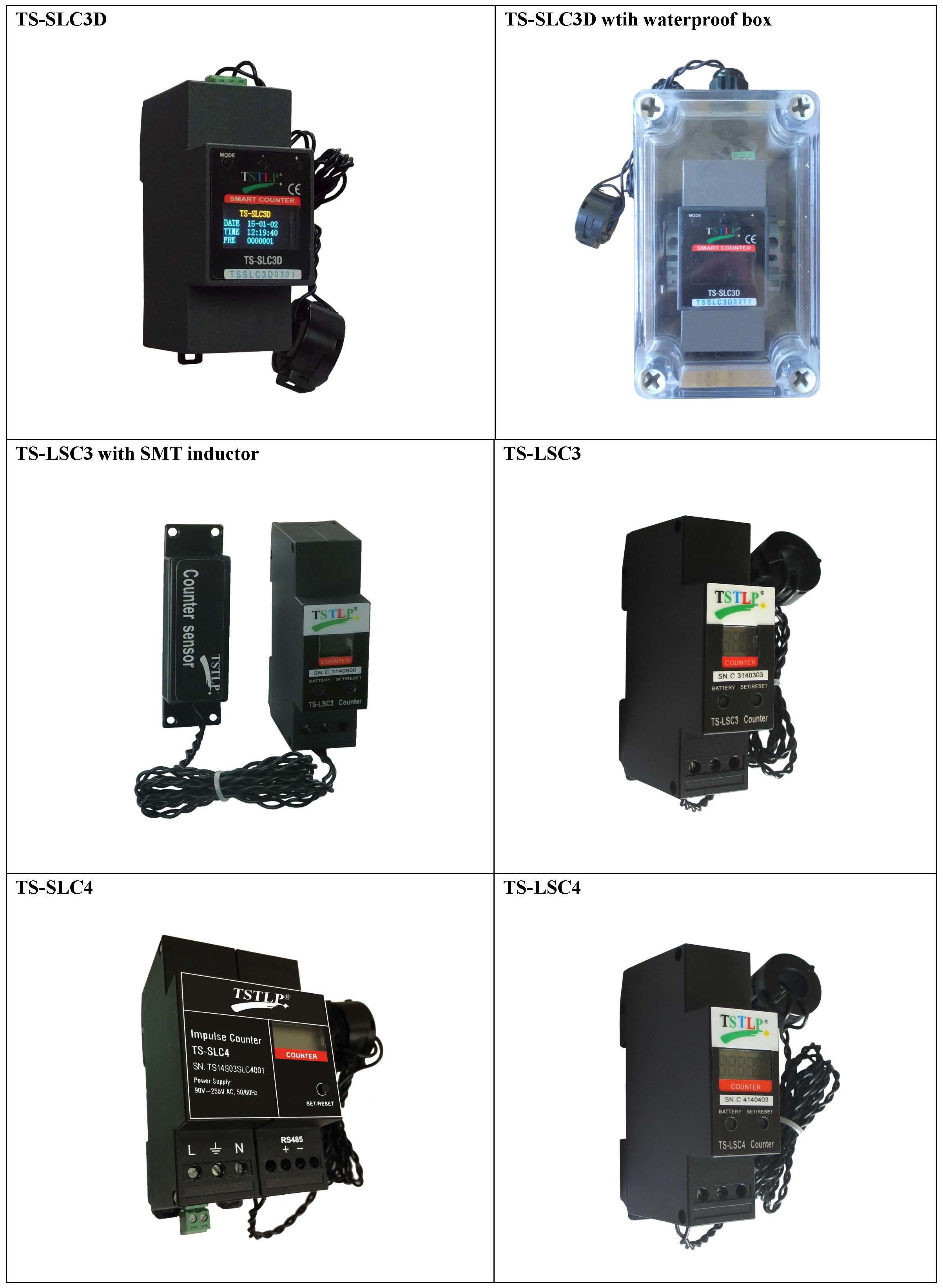 CE Approval 7 Digits Lightning Strike Counter Exchangeable 3V Battery Support