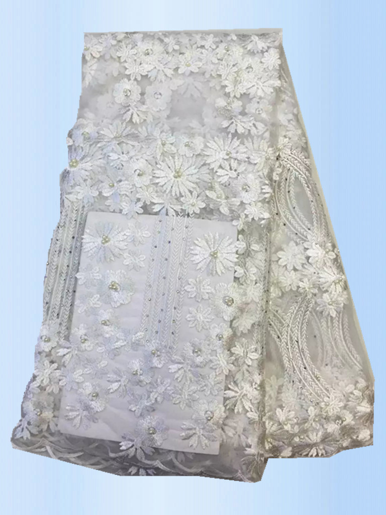 2017 High Quality Lace Tulle Styles 3D Embroidery Laces Fabric With Rhinestone with Different Color