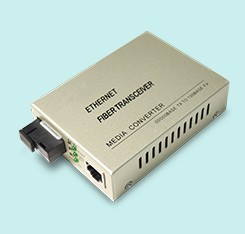 SFP To RJ45 Fiber Optic Media Converter Single Mode Simplex Duplex 10M 100M