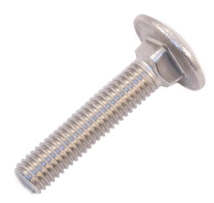 Carbon Steel Countersunk Carriage Bolts Grade 4.8 5.8 8.8 M14 M16 HDG Round Head