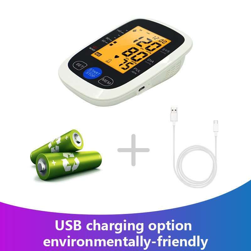 LED Health Care Digital Blood Pressure Monitor 3.46'' Home Medical Devices