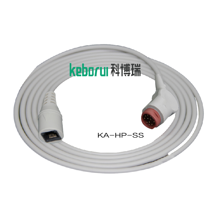 Compatible for 12pin IBP adapter cable to Smiths transducer IBP cable