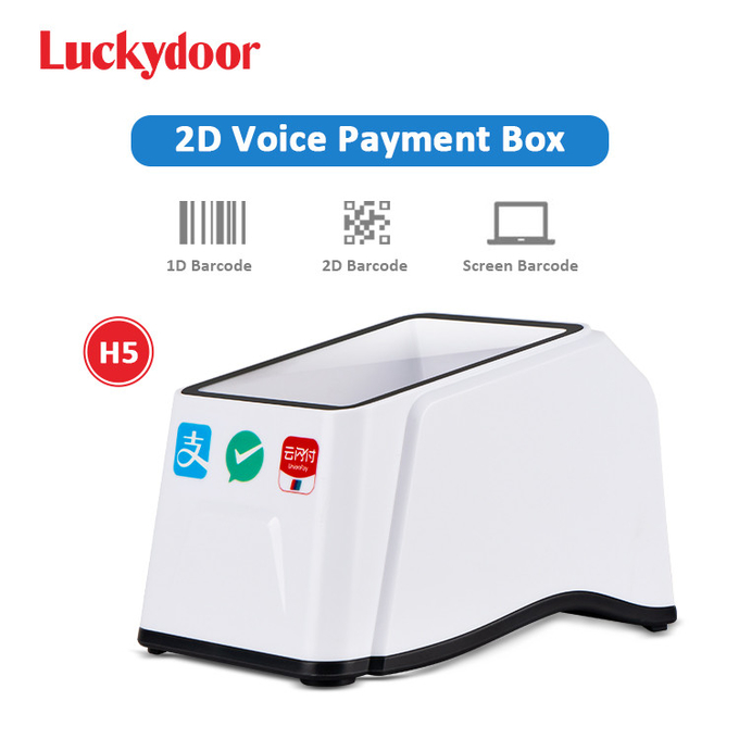 Mobile E Payment QR Code Scanner 2D CMOS Desktop Barcode Scanner For Supermarket