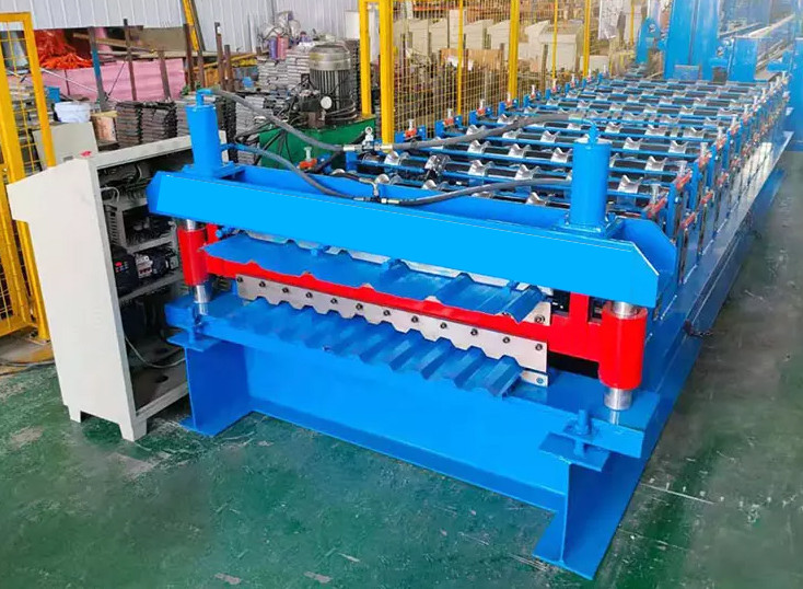 Metal Roof Tile Roll Forming Machines Double Layer 10 - 18 M/Min