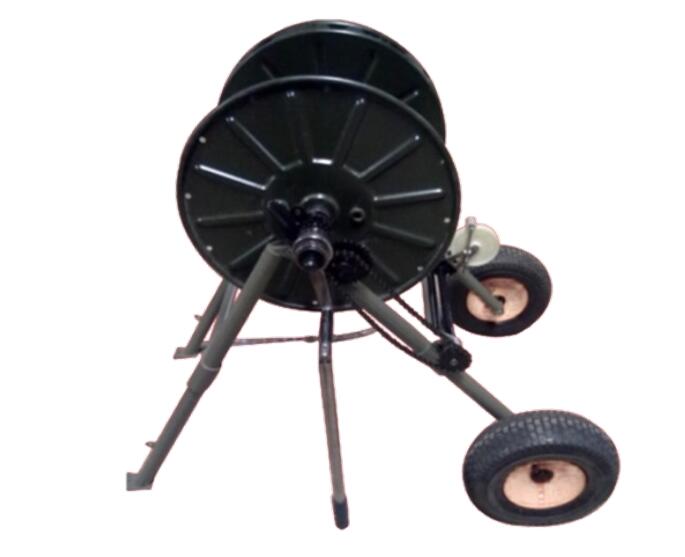 Outdoor Waterpoof Metal Cable Wire Reel Dolly Spool Cart On Wheels