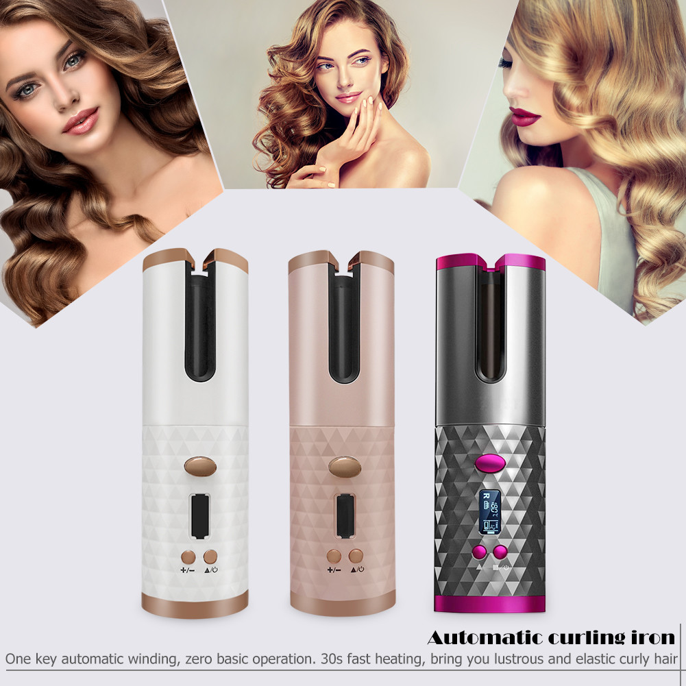 240V Hair Roller Curler 5200mAh Rechargeable Hair Curler 34W