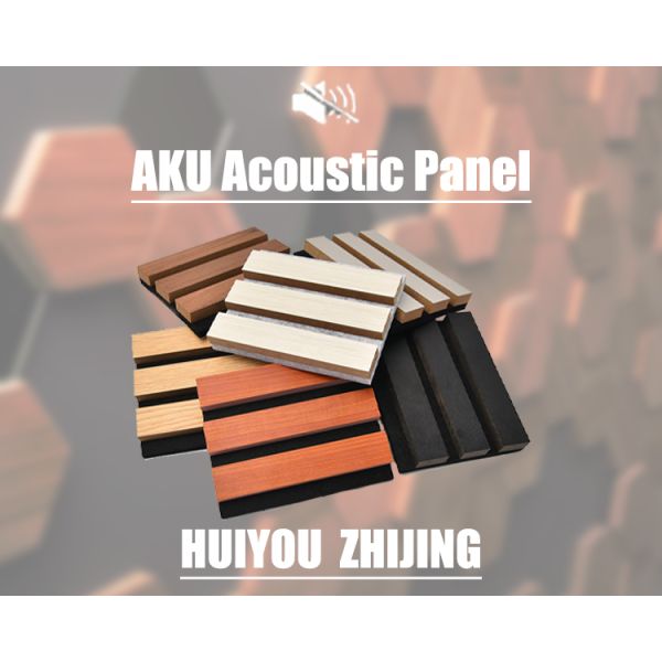 2400x600mm Flame Retradant Wood Slat Acoustic Panel For Home Decoration Studio