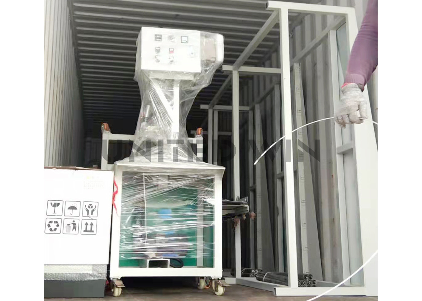 Pvc 6KW Single Head Upvc Welding Machine Intelligent Temperature Control