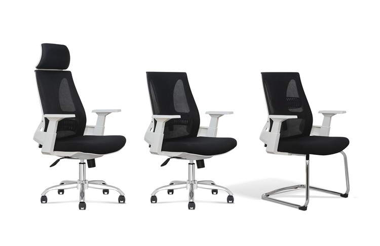 NS Office Rotating Mesh Office Swivel Chair 28 Kg Nylon Armrest