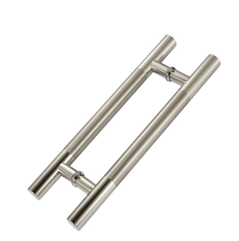 Stainless Steel Square Shower Door Handle 6 "8" Back to Back for Modern Hotel Design