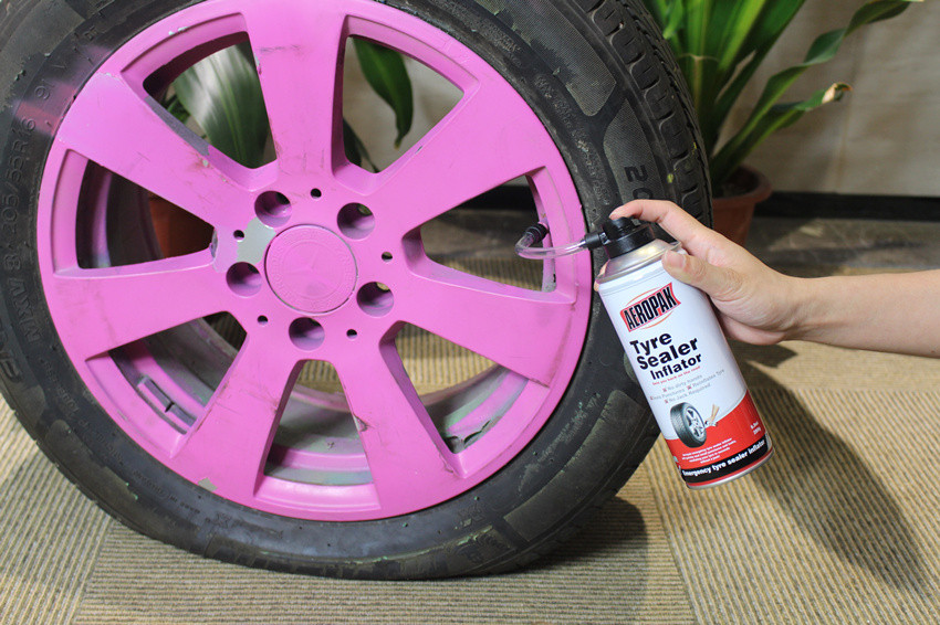 Tubeless Car Paint Tire Sealent / Sealer For Motorcycle , Electrical Bicycle