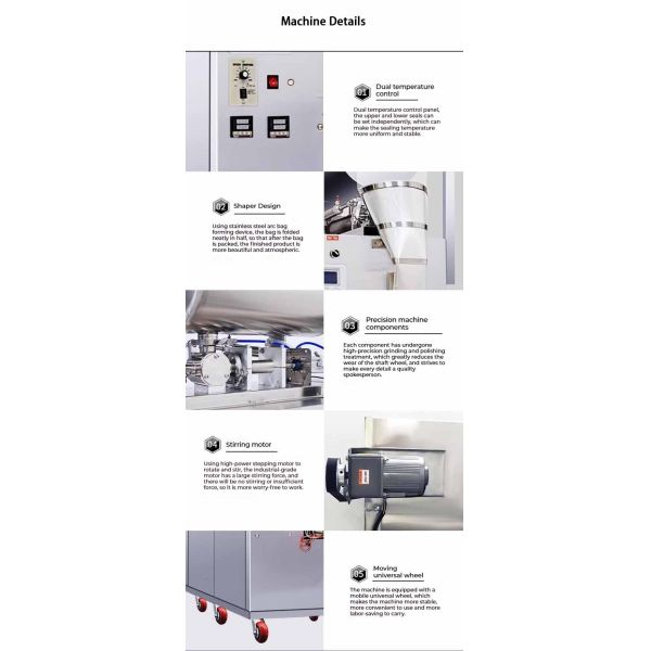 Small Bag Liquid Sauce Ketchup Packing Machine 4 Side Seal Sachet Manufacturer Good Price for Food Application Pouch Packaging