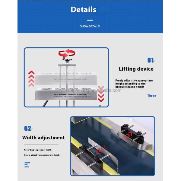 Desktop Commercial Automatic Continuous Electromagnetic Induction Plastic Bottle Aluminum Foil Closing Machine