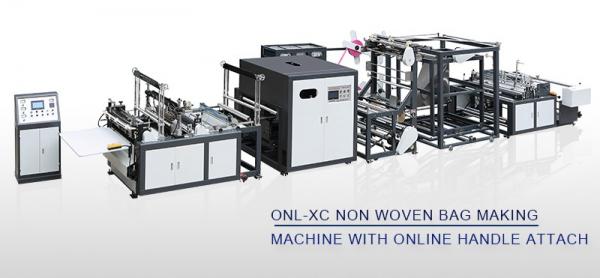 New Automatic Non Woven Handle Bag Making Machine(AW-XC700-800)