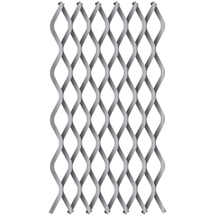 Mild Steel Flattened 1220*2440mm Expanded Metal Mesh Sheet Galvanized For Industrial
