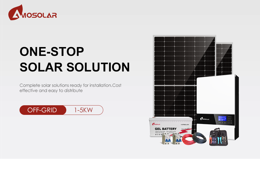 3kw Load Power Off Grid Solar Power System for Home Powered by Lead-Acid Battery