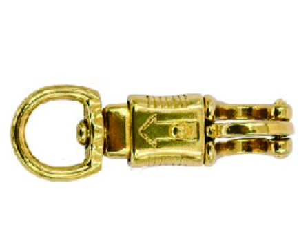 Solid Brass Round Swivel Eye Panic Snap Hook Quick Release