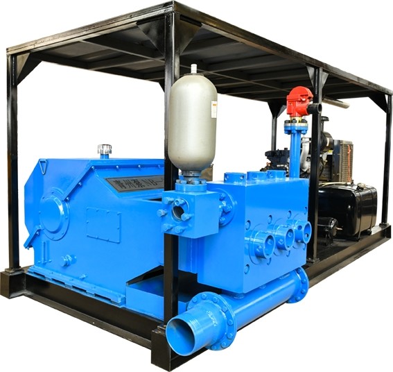 2800hp HDD Triplex Mud Pump Single Acting Piston 2100rpm