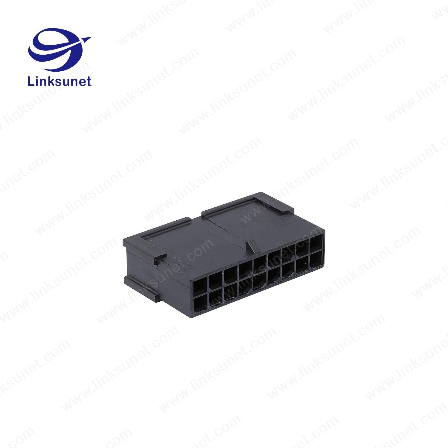 Male Female Wire Connectors 43020 - 0600 MOLEX Micro Fit Connector With Panel Mount Ears