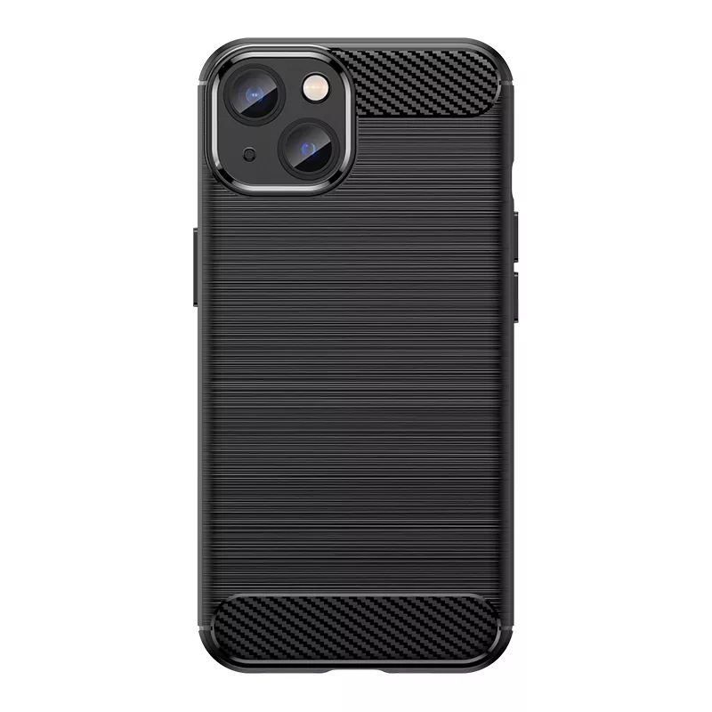 Thin Carbon Fiber Tpu Silicone Cell Phone Cover For Iphone 13 14 Pro Max Smart Mobile Phones Case Sports Design Style