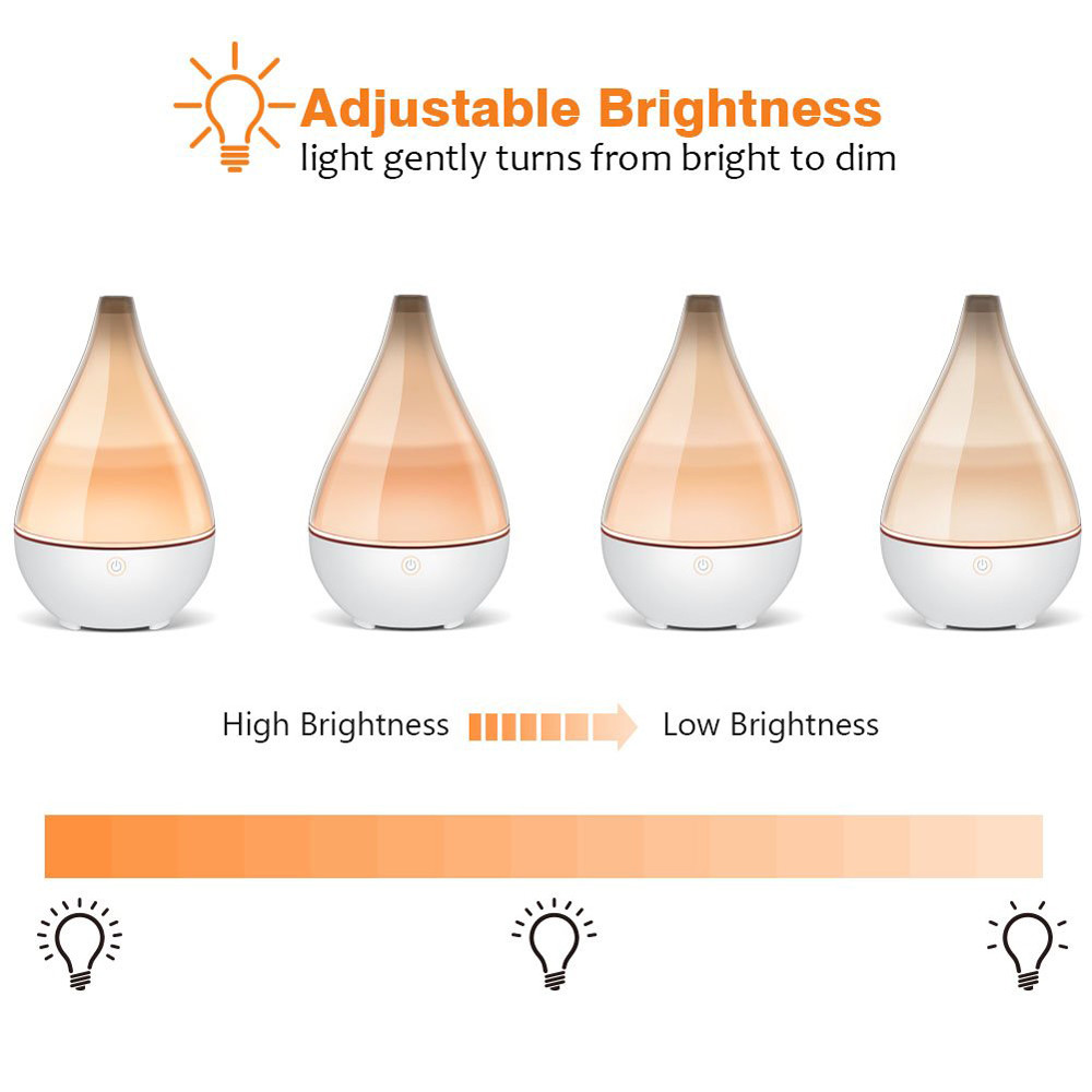 Vase - Shaped 200ml Plastic Essential Oil Diffuser Humidifier