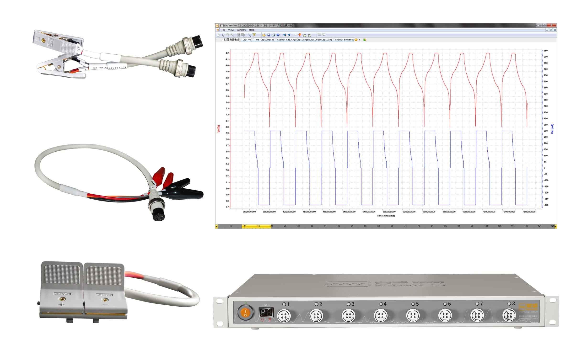 10Hz 8CH Neware 5V 10mA Battery Testing System