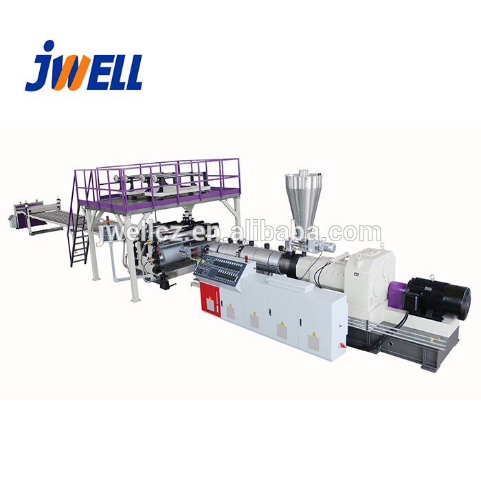 PLA Palsctic Pvc Ceiling Panel Making Machine With Electrical Cabinet