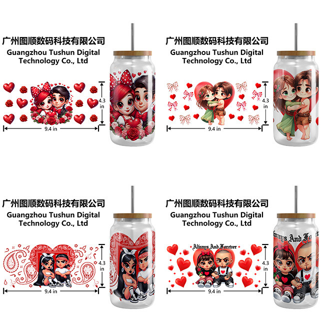 UVDTF packaging sticker UV transfer sticker 16oz cup sleeve 20oz sticker DTF transfer sticker