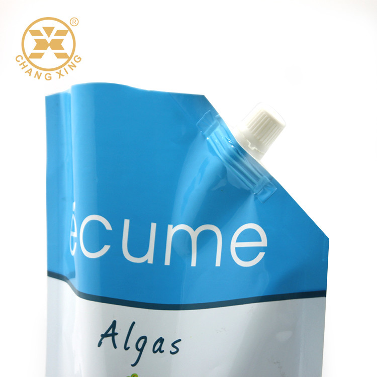 1kg 2kg Portable Detergent Packaging Pouch Plastic Liquor Pour Spouts