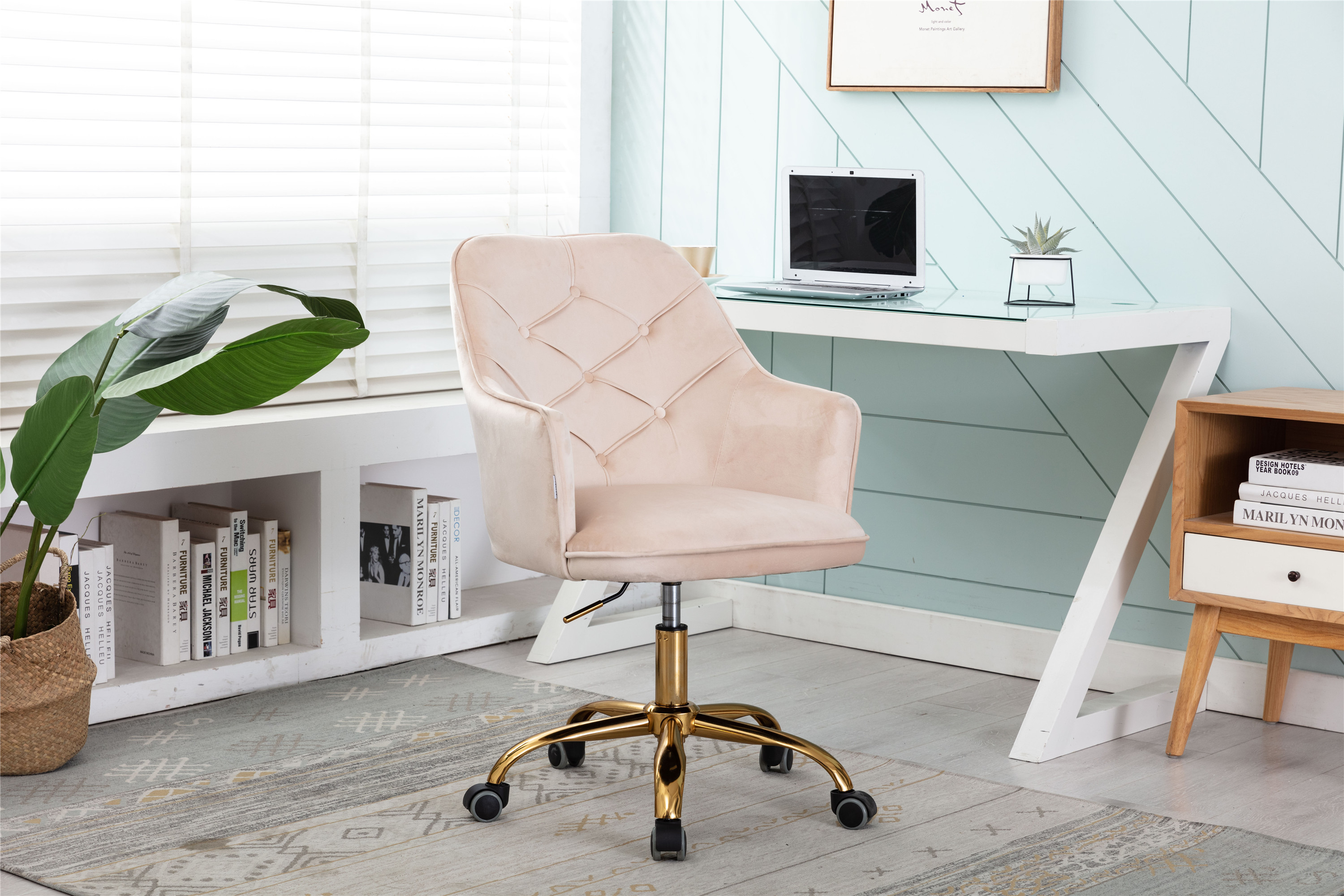 Living Room Office Chair-Beigh