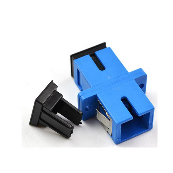 SC UPC Fiber Optic Cable Adapter Single Mode Type PC Material