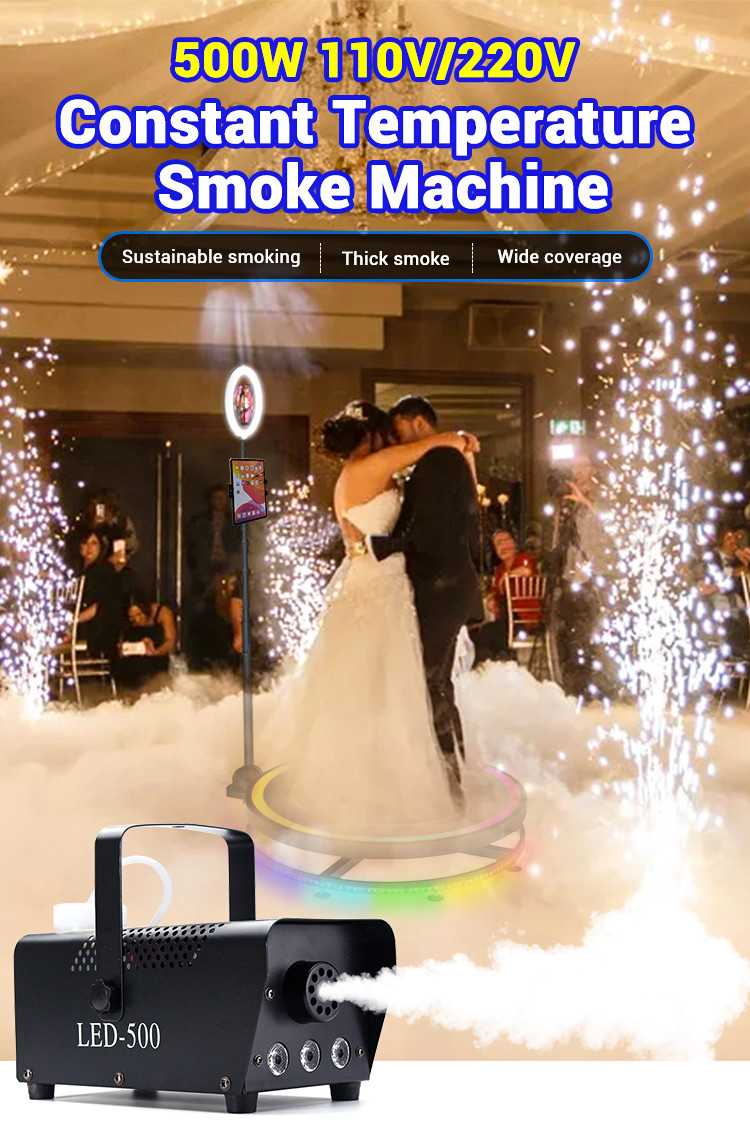 Stage Effect Fog Smoke Machine For Party 500w Low Fog Machine Atmosphere Effect