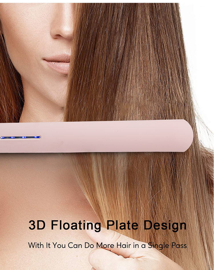 45W Two In One Straightener And Curler 1 Inch Plates Ceramic For Hotel