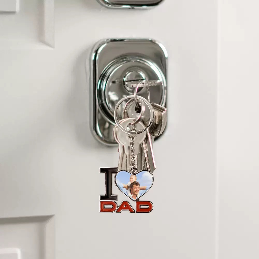 Creative Love Pendant Sublimation Keyring Blanks European American Style Customization