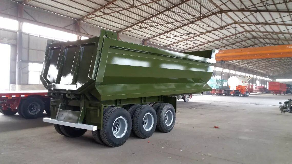 100 Tons Double Axles U Shaped End Rear Tipper Dumper Semi Truck Trailer for in Market