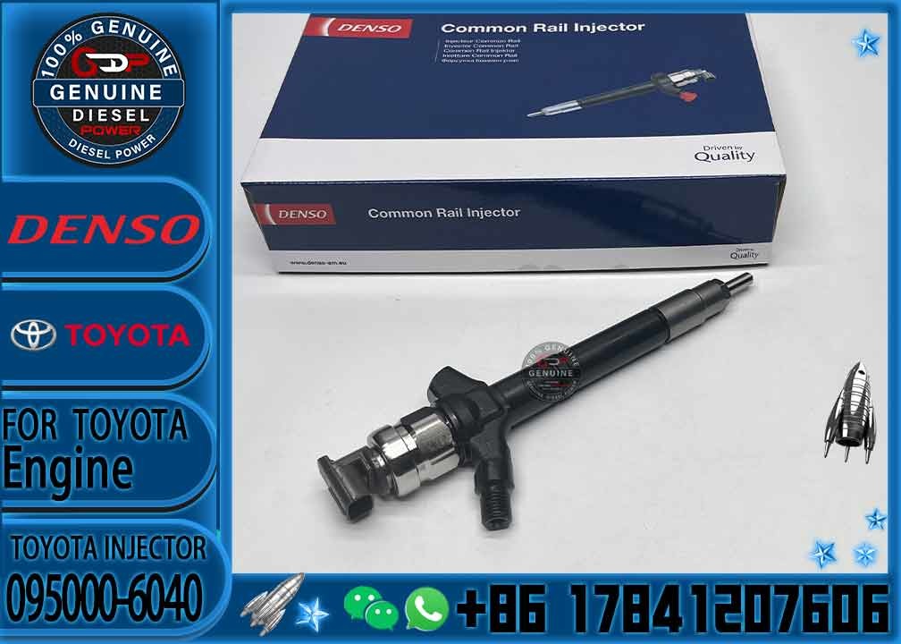 Diesel Fuel Injector 095000-6040 23670-0R020 095000-6230 23670-09140 Avensis 2AD-FTV Truck Engine Parts