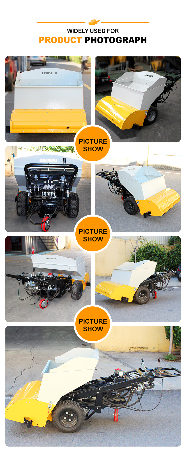 1m Popular Small Work Asphalt Road Pavers Max. Paving Thickness 1000MM CE EPA Approved